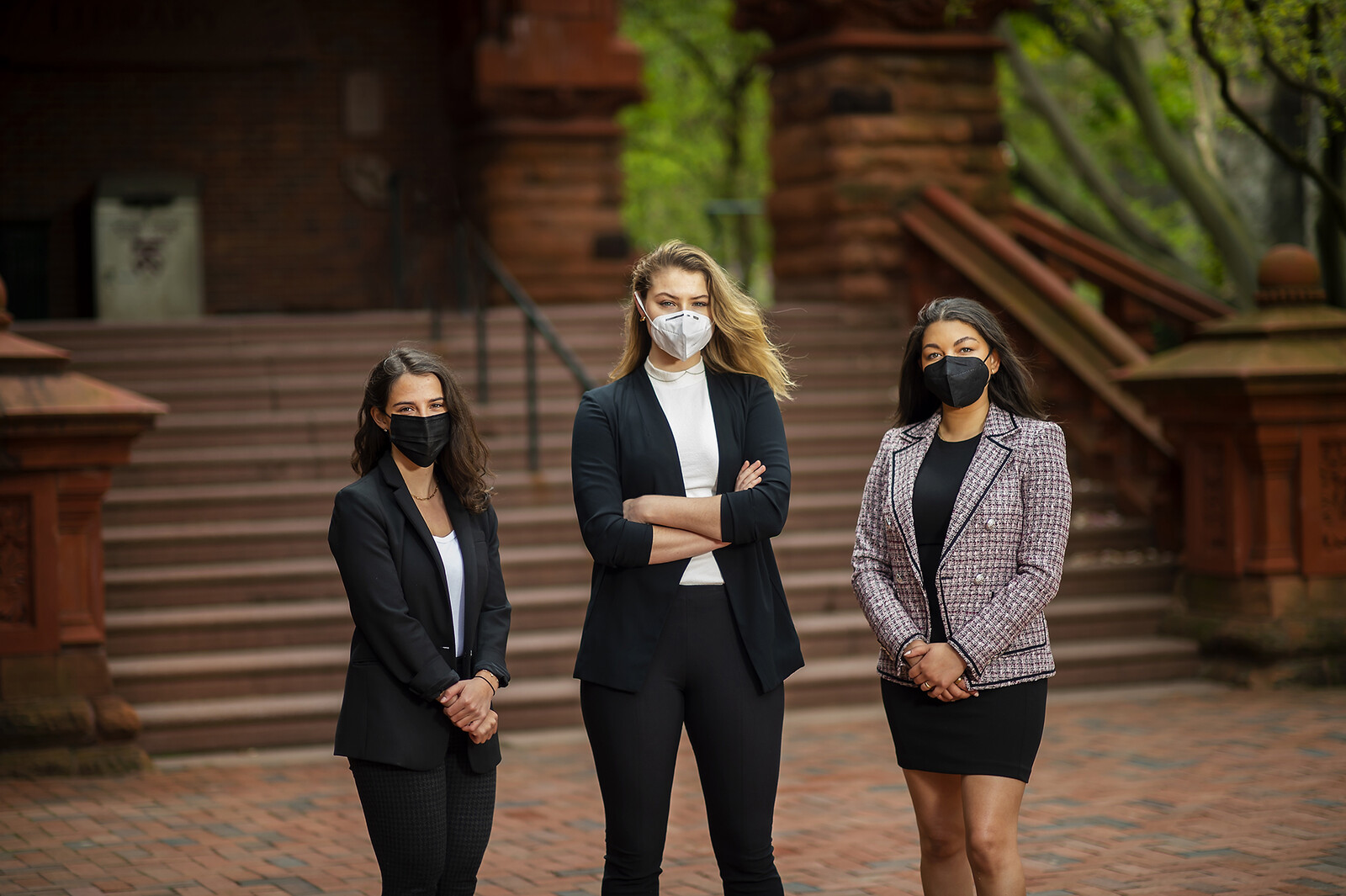 Carson Eckhard, Sarah Simon, and Natalia Rommen